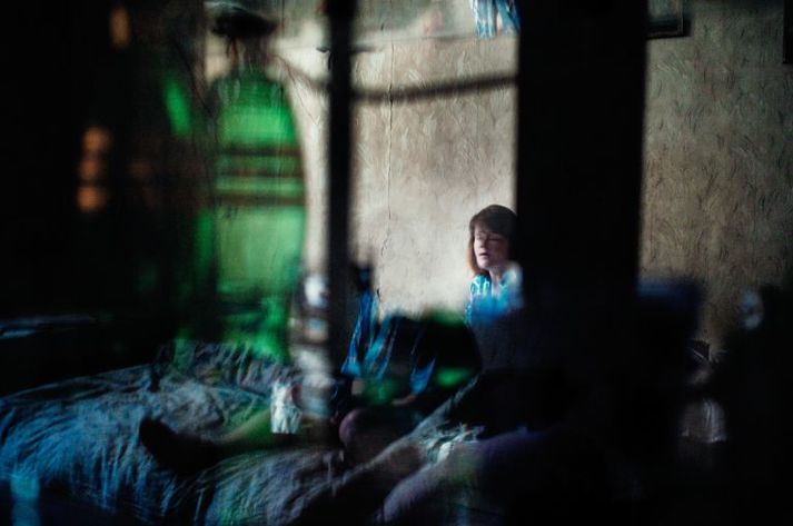 Prior to becoming an outreach worker with Svitanok, Roza, pictured here in 2011, was a sex worker battling drug addiction as well as HIV. Now she helps others from similar backgrounds. Ukraine, 2011.